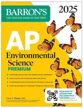 portada AP Environmental Science Premium 2025: 5 Practice Tests + Comprehensive Review + Online Practice (en Inglés)