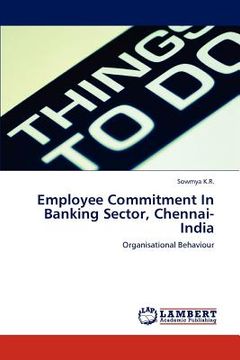 portada employee commitment in banking sector, chennai-india (en Inglés)