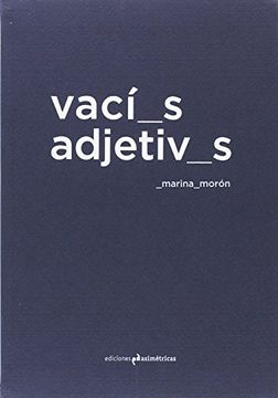 portada Vacíos Adjetivos [Próxima Aparición] (in Spanish)