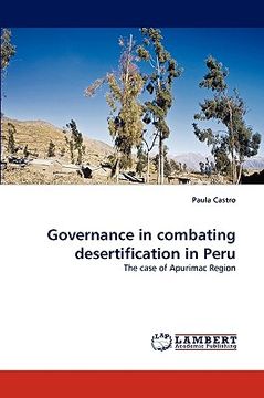 portada governance in combating desertification in peru (en Inglés)