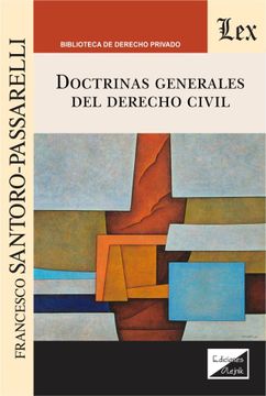portada Doctrinas Generales del Derecho Civil