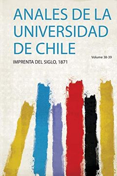 portada Anales de la Universidad de Chile