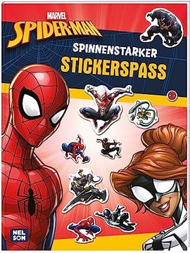portada Spider-Man: Spinnenstarker Stickerspaß: Mit Tollen Stickern und Spider-Man-Maske zum Selbstbasteln (en Alemán)