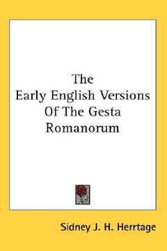 portada the early english versions of the gesta romanorum