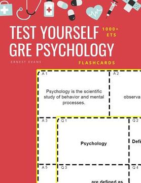 portada Test Yourself 1000+ ETS GRE Psychology Flashcards: Study ETS GRE general Psychology test prep flash cards book (en Inglés)