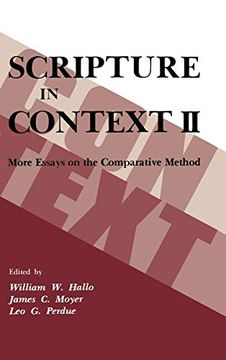 portada Scripture in Context ii: More Essays on the Comparative Method (en Inglés)
