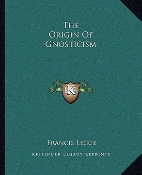 portada the origin of gnosticism (in English)