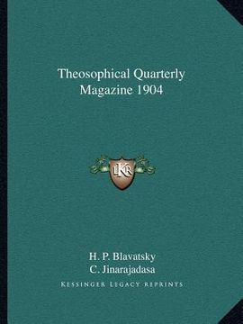 portada theosophical quarterly magazine 1904 (en Inglés)