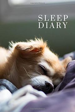 portada Sleep Diary | Sleepy Pomeranian (en Inglés)