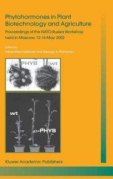 portada phytohormones in plant biotechnology and agriculture (en Inglés)
