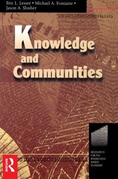 portada Knowledge and Communities (Resources for the Knowledge-Based Economy,) (en Inglés)