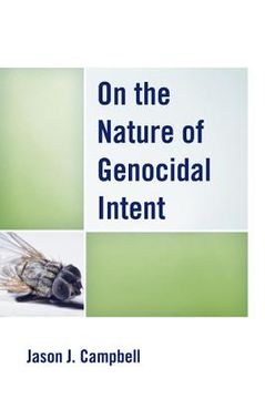 portada on the nature of genocidal intent (en Inglés)