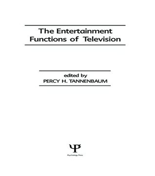 portada The Entertainment Functions of Television: Sponsored by the Social Science Research Council (en Inglés)