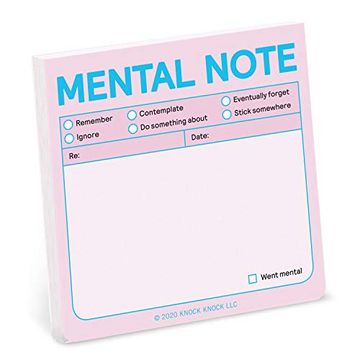 portada Mental Note (Fresh Look): Sticky Note (en Inglés)