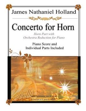 portada Concerto for Horn: Horn Part with Orchestra Reduction for Piano