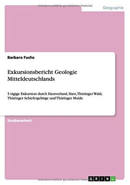 portada Exkursionsbericht Geologie Mitteldeutschlands (German Edition)