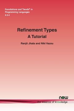portada Refinement Types: A Tutorial (en Inglés)