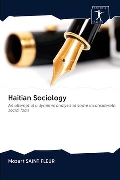 portada Haitian Sociology (en Inglés)