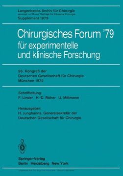 portada Chirurgisches Forum 79: für experimentelle und klinische Forschung (Deutsche Gesellschaft für Chirurgie)