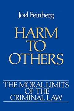 portada The Moral Limits of the Criminal Law: Volume 1: Harm to Others: Harm to Others vol 1 (en Inglés)