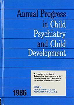 portada 1986 Annual Progress in Child Psychiatry (en Inglés)