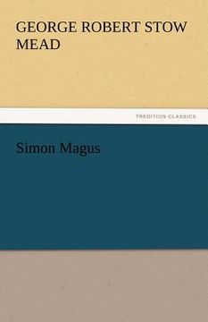 portada Simon Magus (Tredition Classics) (en Inglés)