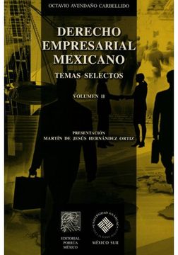 portada Derecho Empresarial Mexicano Temas Selectos Volumen 2