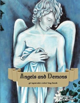 portada Angels And Demons Grayscale Coloring Book