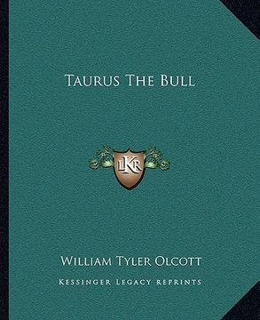 portada taurus the bull (en Inglés)