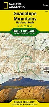 portada Guadalupe Mountains National Park Map (en Inglés)