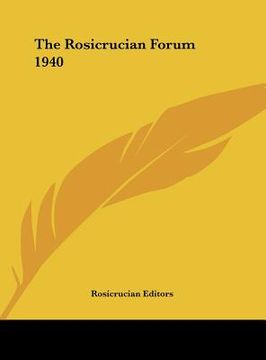 portada the rosicrucian forum 1940 (in English)