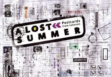 portada A Lost Summer: Postcards From Lebanon (en Inglés)