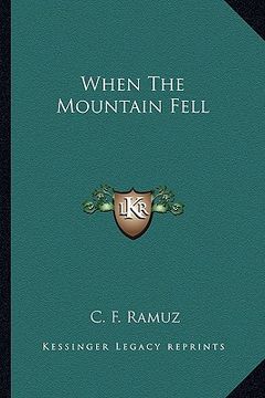 portada when the mountain fell (en Inglés)