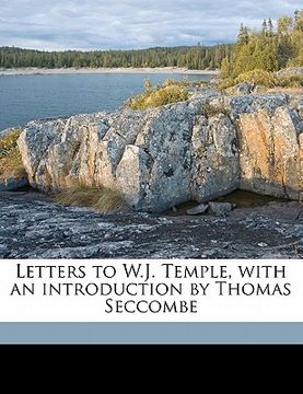 portada letters to w.j. temple, with an introduction by thomas seccombe