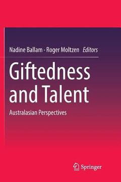 portada Giftedness and Talent: Australasian Perspectives (en Inglés)