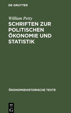 portada Schriften zur Politischen Ökonomie und Statistik (in German)