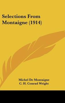 portada selections from montaigne (1914) (en Inglés)