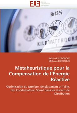 portada Metaheuristique Pour La Compensation de L'Energie Reactive