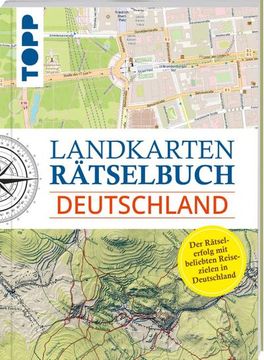 portada Landkarten Rätselbuch - Deutschland (en Alemán)
