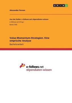 portada Value-Momentum-Strategien. Eine Emprische Analyse (German Edition)