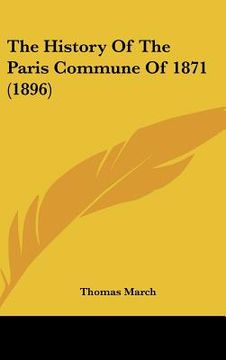 portada the history of the paris commune of 1871 (1896) (in English)