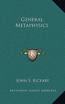 portada general metaphysics (en Inglés)