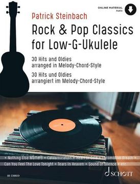 portada Rock & pop Classics for "Low G"-Ukulele