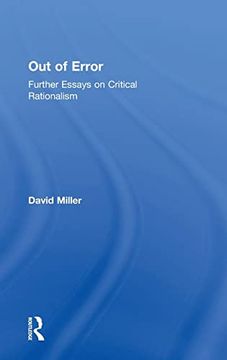 portada Out of Error: Further Essays on Critical Rationalism (en Inglés)