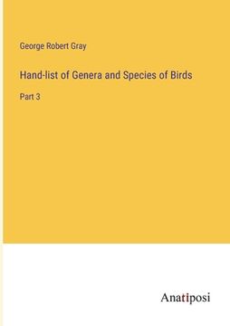 portada Hand-list of Genera and Species of Birds: Part 3 