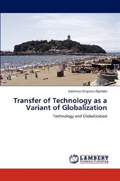 portada transfer of technology as a variant of globalization (en Inglés)
