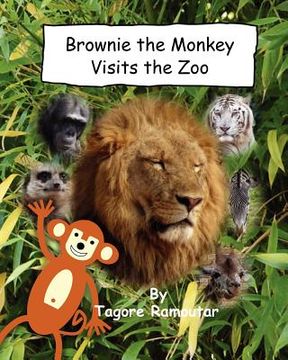 portada brownie the monkey visits the zoo (in English)