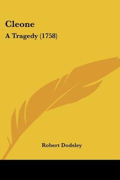 portada cleone: a tragedy (1758) (en Inglés)