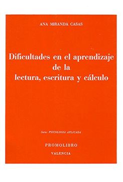 portada dificultades en el aprendizaje de la lectura, escritura y cálculo (in Spanish)