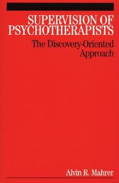 portada Supervision of Psychotherapists: The Discovery-Oriented Approach (en Inglés)